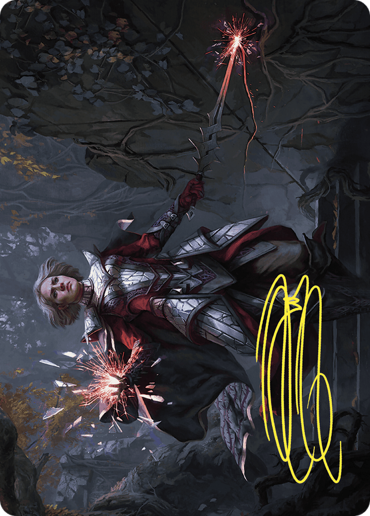 Rowan, Scion of War // Rowan, Scion of War (AWOE-031) - common (Borderless) - Foil