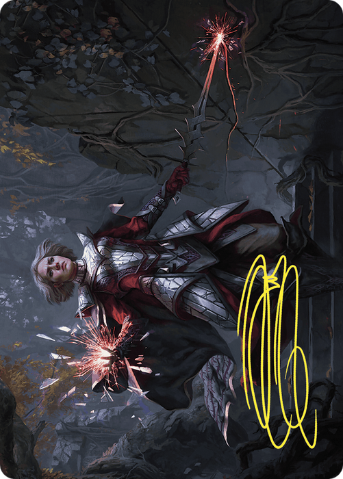 Rowan, Scion of War // Rowan, Scion of War (AWOE-031) - common (Borderless)