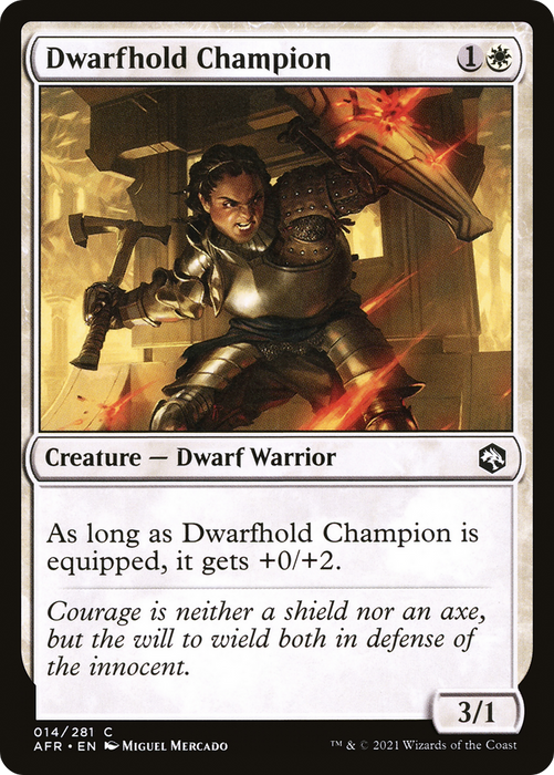 Dwarfhold Champion (AFR-014) - common
