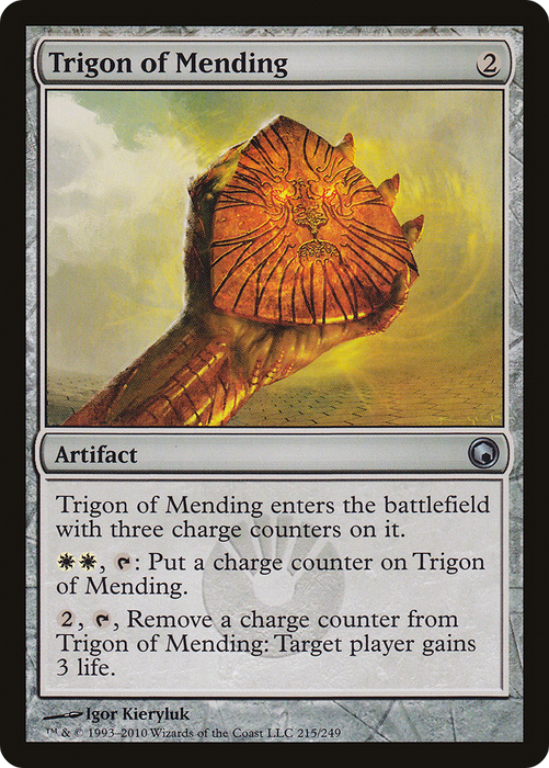 Trigon of Mending (SOM-215) - uncommon - Foil