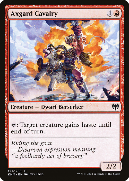 Axgard Cavalry (KHM-121) - common - Foil