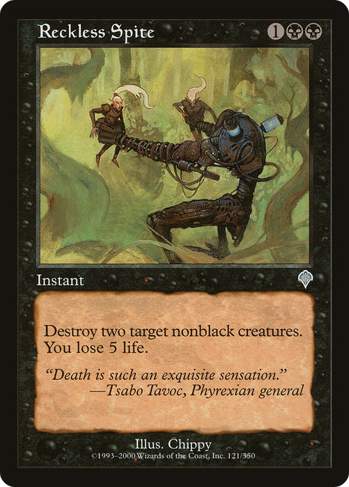 Reckless Spite (INV-121) - uncommon - Foil