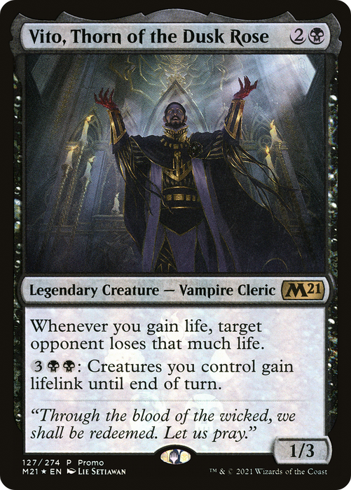 Vito, Thorn of the Dusk Rose (MEDIA-127★) - rare - Foil