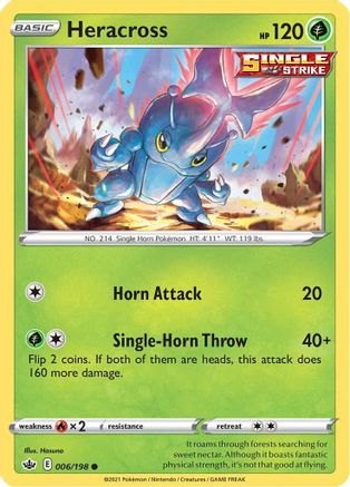 Heracross (006/198) - SCR  - Common - Reverse Holofoil