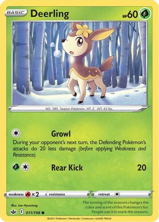 Deerling (011/198) - SCR  - Common - Reverse Holofoil