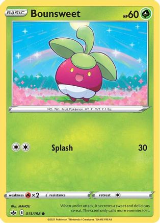 Bounsweet (013/198) - SCR  - Common - Reverse Holofoil