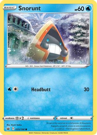 Snorunt (035/198) - SCR  - Common - Reverse Holofoil