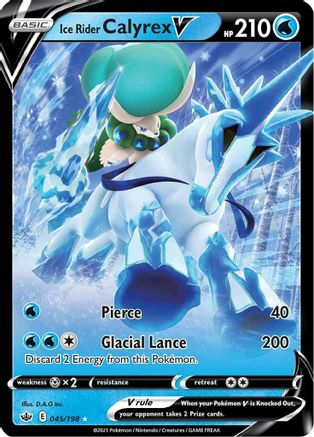 Ice Rider Calyrex V (045/198) - SCR  - Ultra Rare - Holofoil