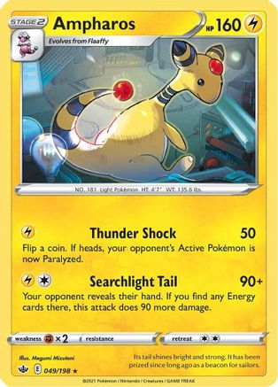 Ampharos (049/198) - SCR  - Rare - Reverse Holofoil