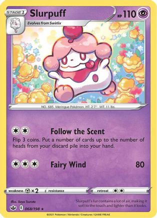 Slurpuff (068/198) - SCR  - Rare - Reverse Holofoil