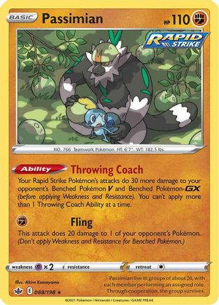Passimian (088/198) - SCR  - Rare - Reverse Holofoil