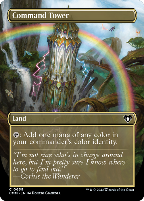 Command Tower (CMM-659) - common (Borderless) - Foil