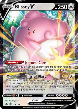 Blissey V (119/198) - SCR  - Ultra Rare - Holofoil