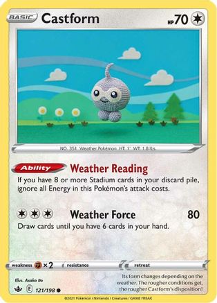 Castform (121/198) - SCR  - Common