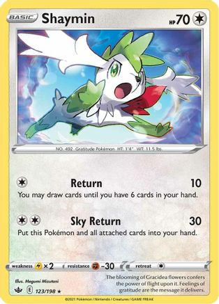 Shaymin (123/198) - SCR  - Holo Rare - Reverse Holofoil
