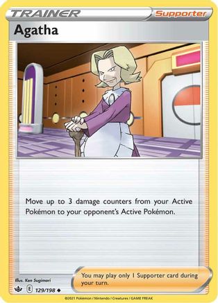 Agatha (129/198) - SCR  - Uncommon - Reverse Holofoil