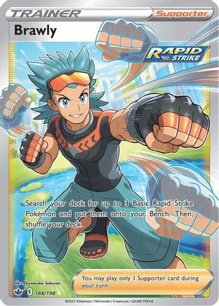 Brawly (Full Art) (188/198) - SCR  - Ultra Rare - Holofoil
