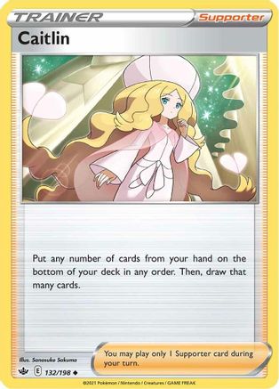 Caitlin (132/198) - SCR  - Uncommon - Reverse Holofoil