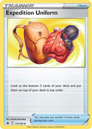 Expedition Uniform (137/198) - SCR  - Uncommon - Reverse Holofoil