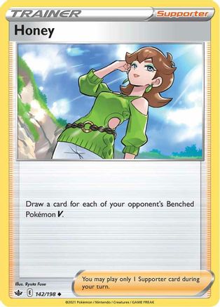 Honey (142/198) - SCR  - Uncommon - Reverse Holofoil