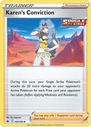 Karen's Conviction (144/198) - SCR  - Uncommon