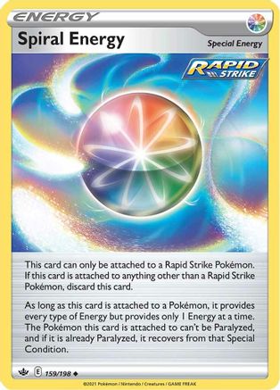 Spiral Energy (159/198) - SCR  - Uncommon - Reverse Holofoil