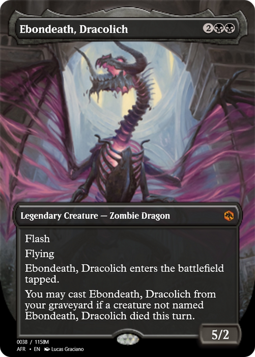 Ebondeath, Dracolich (PRM-92692) - mythic - Foil