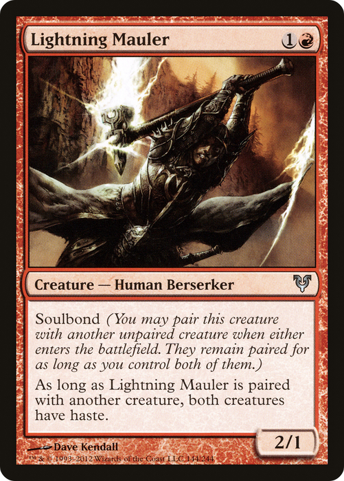 Lightning Mauler (AVR-144) - uncommon - Foil