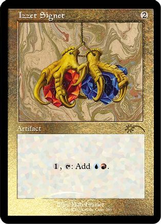 Izzet Signet (Foil Etched) (SLD-293) - rare - Foil