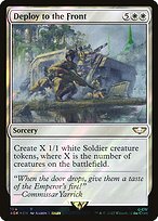 Deploy to the Front (40K-184★) - rare - Foil