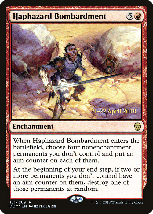 Haphazard Bombardment (PRE-131S) - rare - Foil