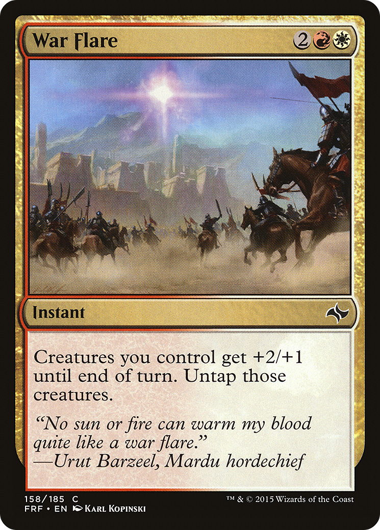 War Flare (FRF-158) - common - Foil