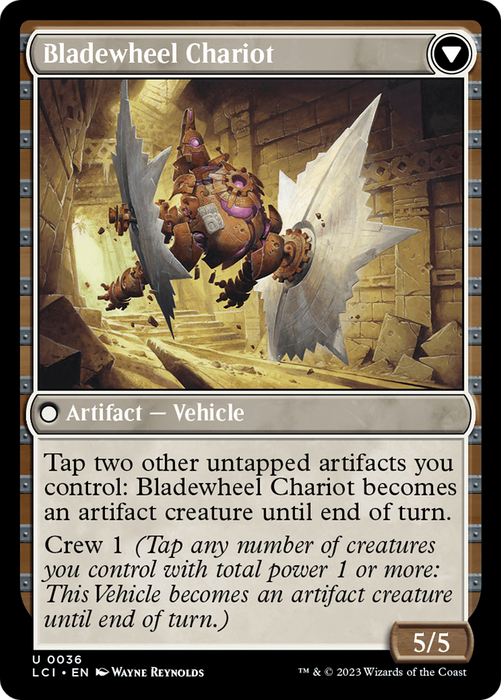 Spring-Loaded Sawblades // Bladewheel Chariot (LCI-036) - uncommon