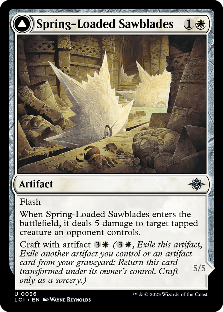 Spring-Loaded Sawblades // Bladewheel Chariot (LCI-036) - uncommon