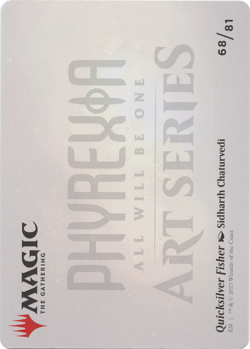 Quicksilver Fisher // Quicksilver Fisher (AONE-068) - common (Borderless) - Foil