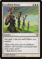 Landbind Ritual (ZEN-024) - uncommon - Foil