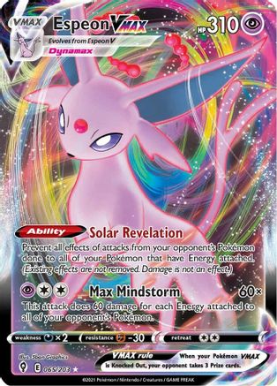 Espeon VMAX (065/203) - SES  - Ultra Rare - Holofoil