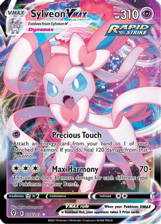 Sylveon VMAX (075/203) - SES  - Ultra Rare - Holofoil