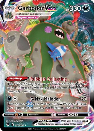 Garbodor VMAX (101/203) - SES  - Ultra Rare - Holofoil