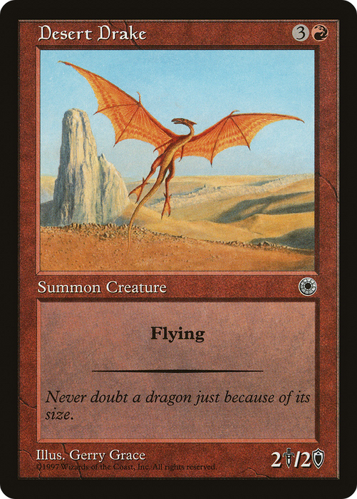 Desert Drake (POR-122) - uncommon