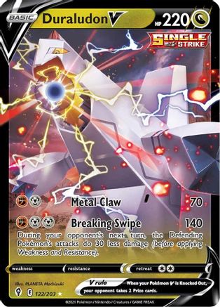 Duraludon V (122/203) - SES  - Ultra Rare - Holofoil