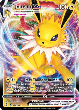 Jolteon VMAX (051/203) - SES  - Ultra Rare - Holofoil