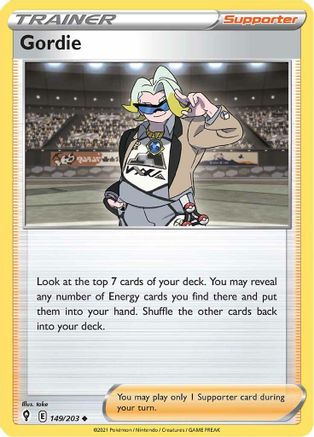 Gordie (149/203) - SES  - Uncommon - Reverse Holofoil