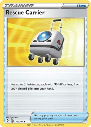 Rescue Carrier (154/203) - SES  - Uncommon - Reverse Holofoil