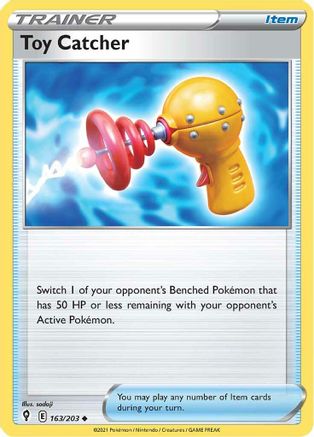Toy Catcher (163/203) - SES  - Uncommon - Reverse Holofoil