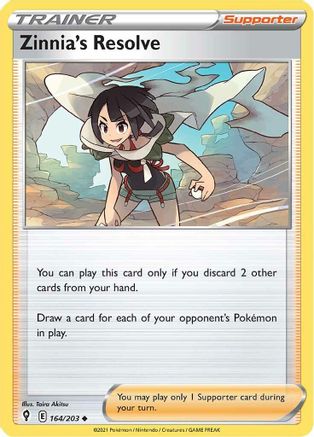 Zinnia's Resolve (164/203) - SES  - Uncommon