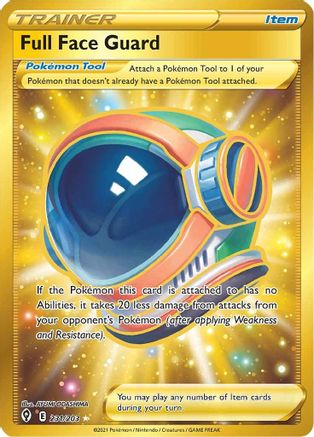 Full Face Guard (Secret) (231/203) - SES  - Secret Rare - Holofoil