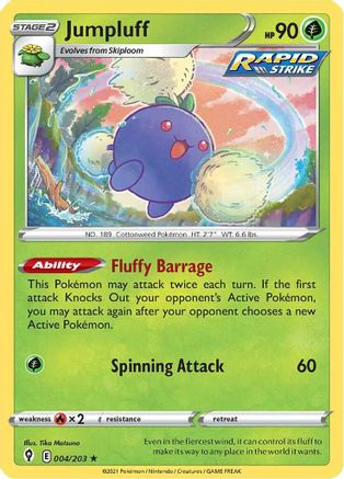 Jumpluff (004/203) - SES  - Holo Rare - Holofoil
