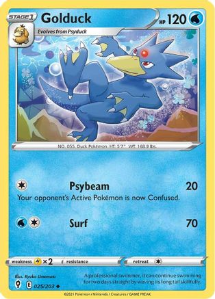 Golduck (025/203) - SES  - Uncommon - Reverse Holofoil