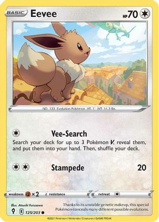 Eevee (125/203) - SES  - Common